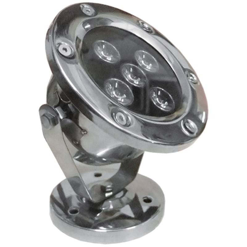Прожектор для фонтана Aquaviva (5LED 5 Вт 12/24 В) White IP68